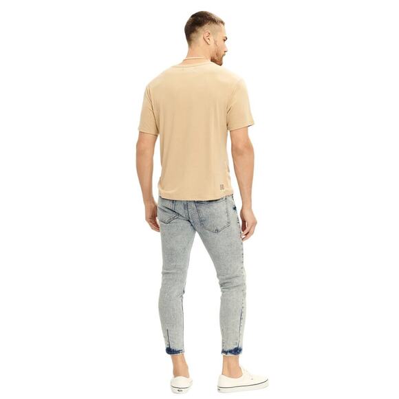 RETROFETE SER.O.YA Diego Tapered Cropped Men’s Jeans Arlo Blue Size 30x27 NEW - Picture 4 of 12